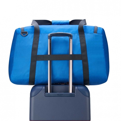 خرید ساک دستی تاشو دلسی مدل نوماد 65 سانتی متر ارتفاع رنگ آبی دلسی ایران - delsey paris NOMADE FOLDABLE BAG 00333540502 delseyiran 8